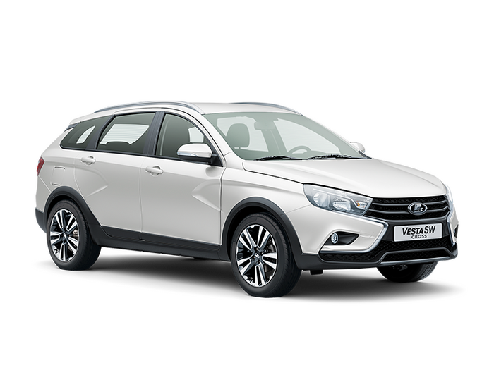 Lada Vesta SW Cross Белый "Ледниковый"